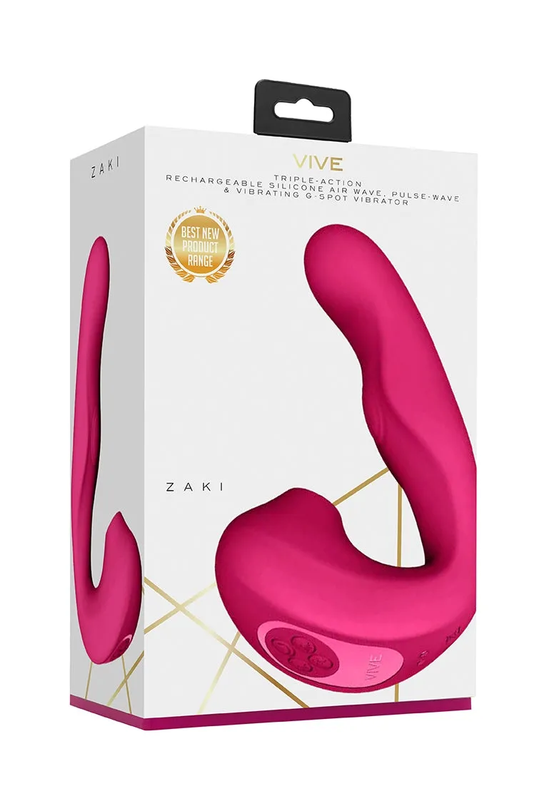 Zaki - Air Wave. Pulse Wave & G-spot Vibrator